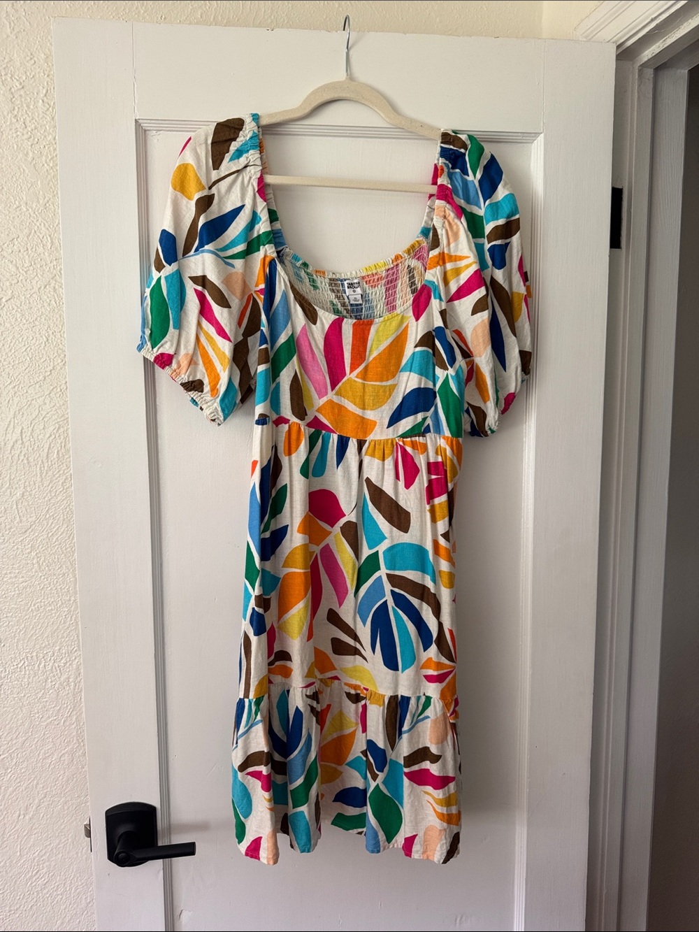 Tabitha Brown x Target Multicolor Leaf-Print Women’s Summer Dress